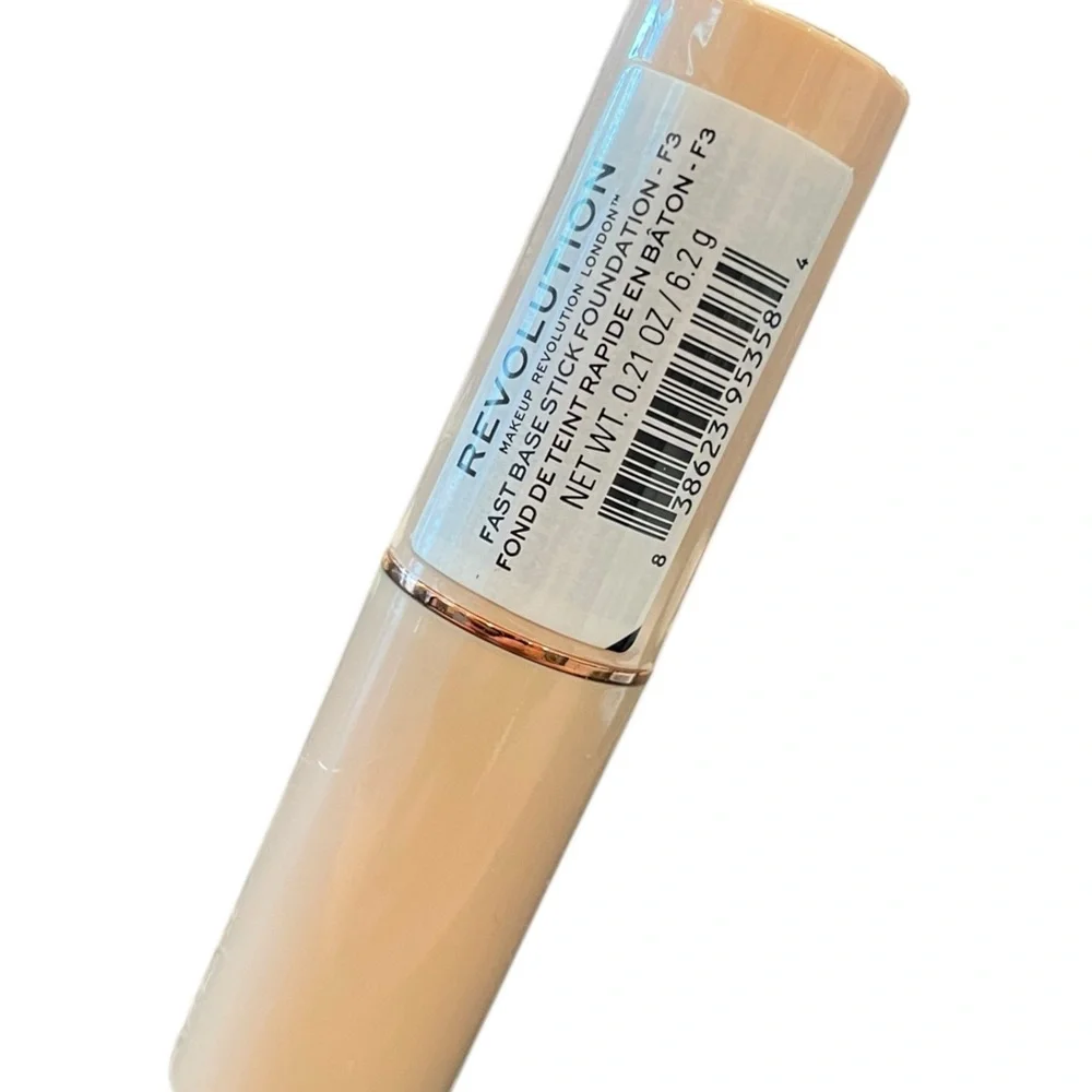 Makeup Revolution Beauty Fast‎ Base Stick Foundation Travel Easy Clean Beauty F3
